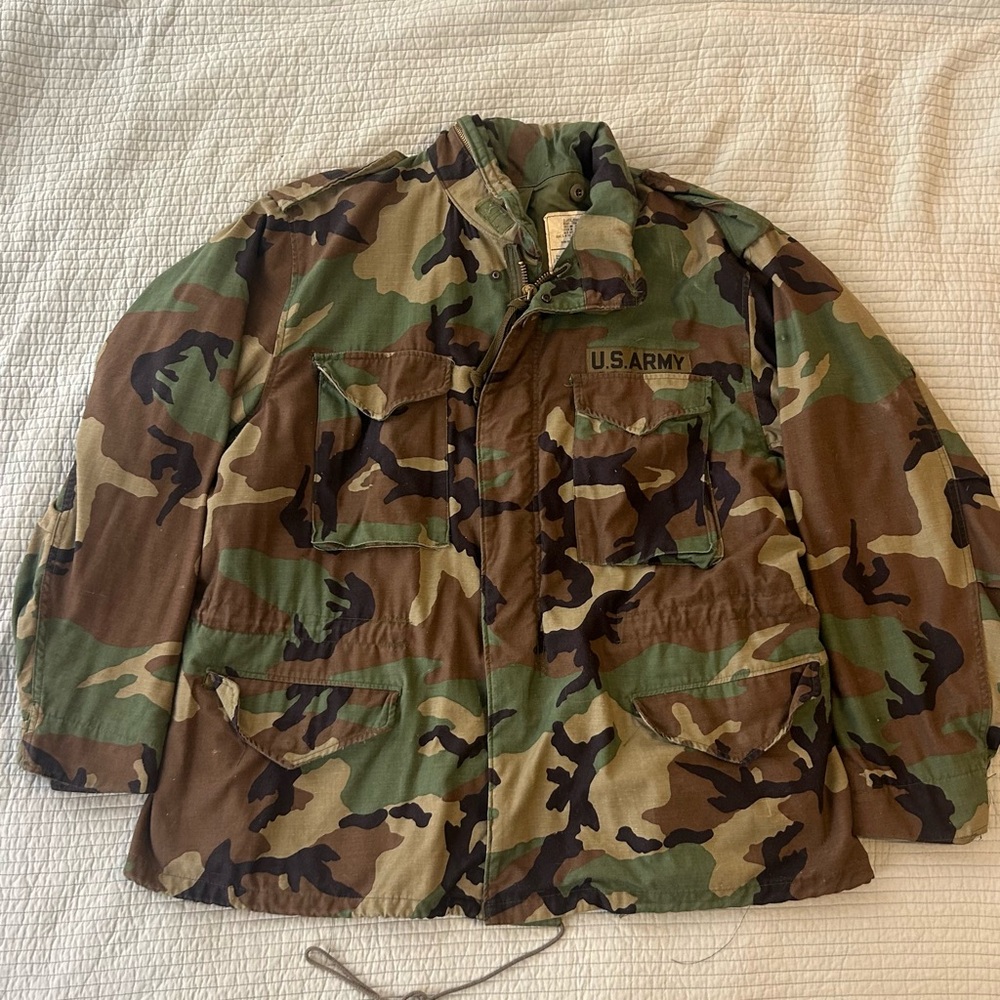 Vintage US Army Military BDU M65 Field Jacket